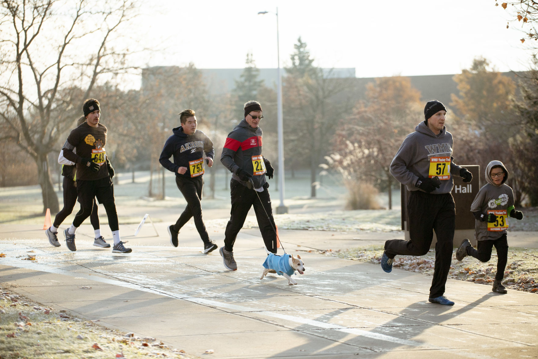 Runners, walkers and even pups